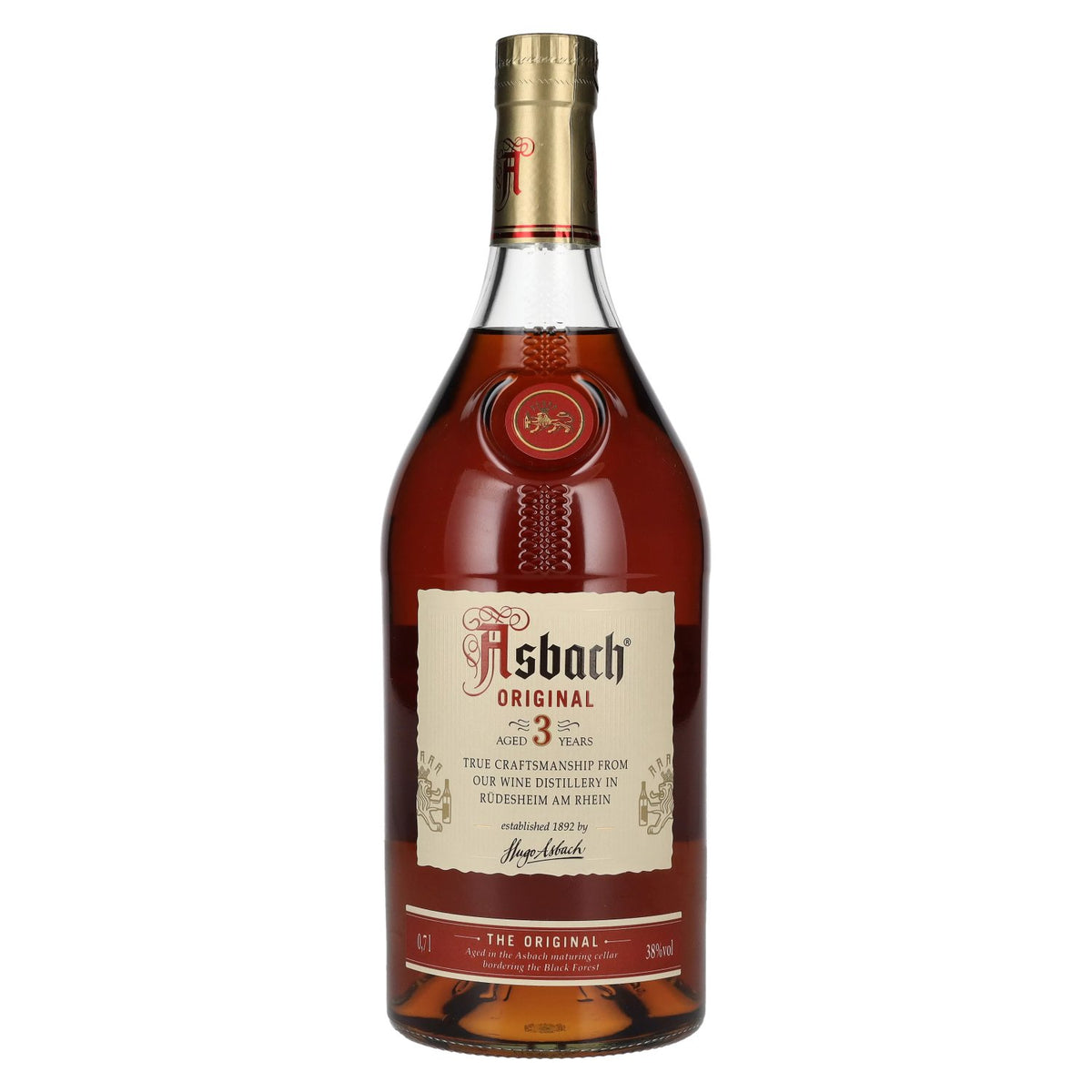 Asbach Original 3 ans 38% vol. 0,7l