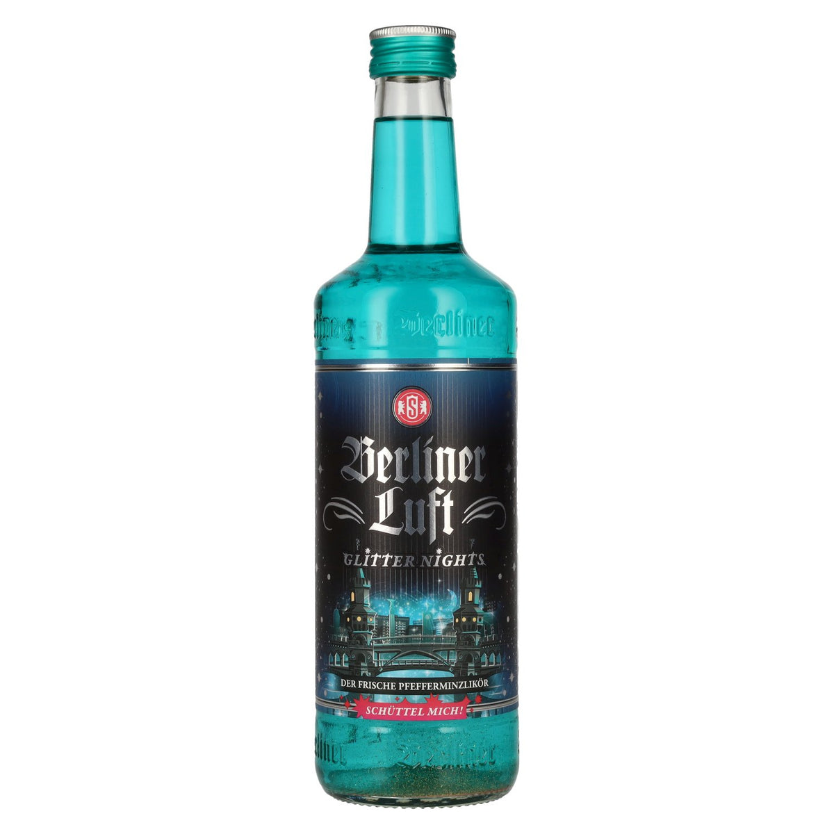 Berliner Luft GLITTER NIGHTS La liqueur de menthe fraîche 18% vol. 0,7l