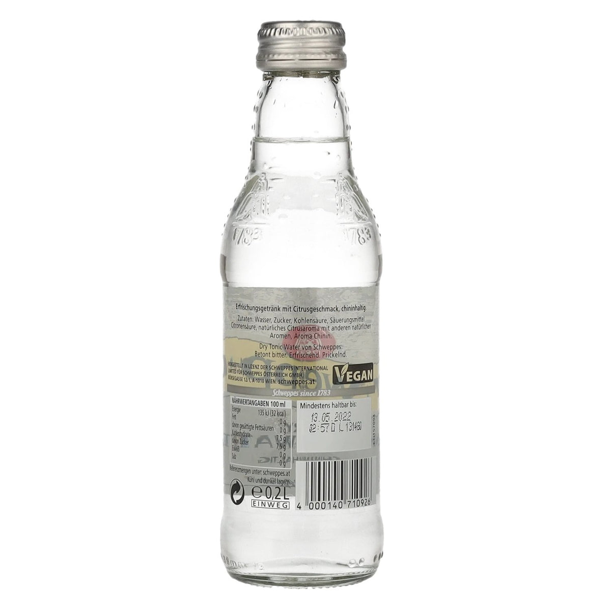 Schweppes Dry Tonic Water 0,2l