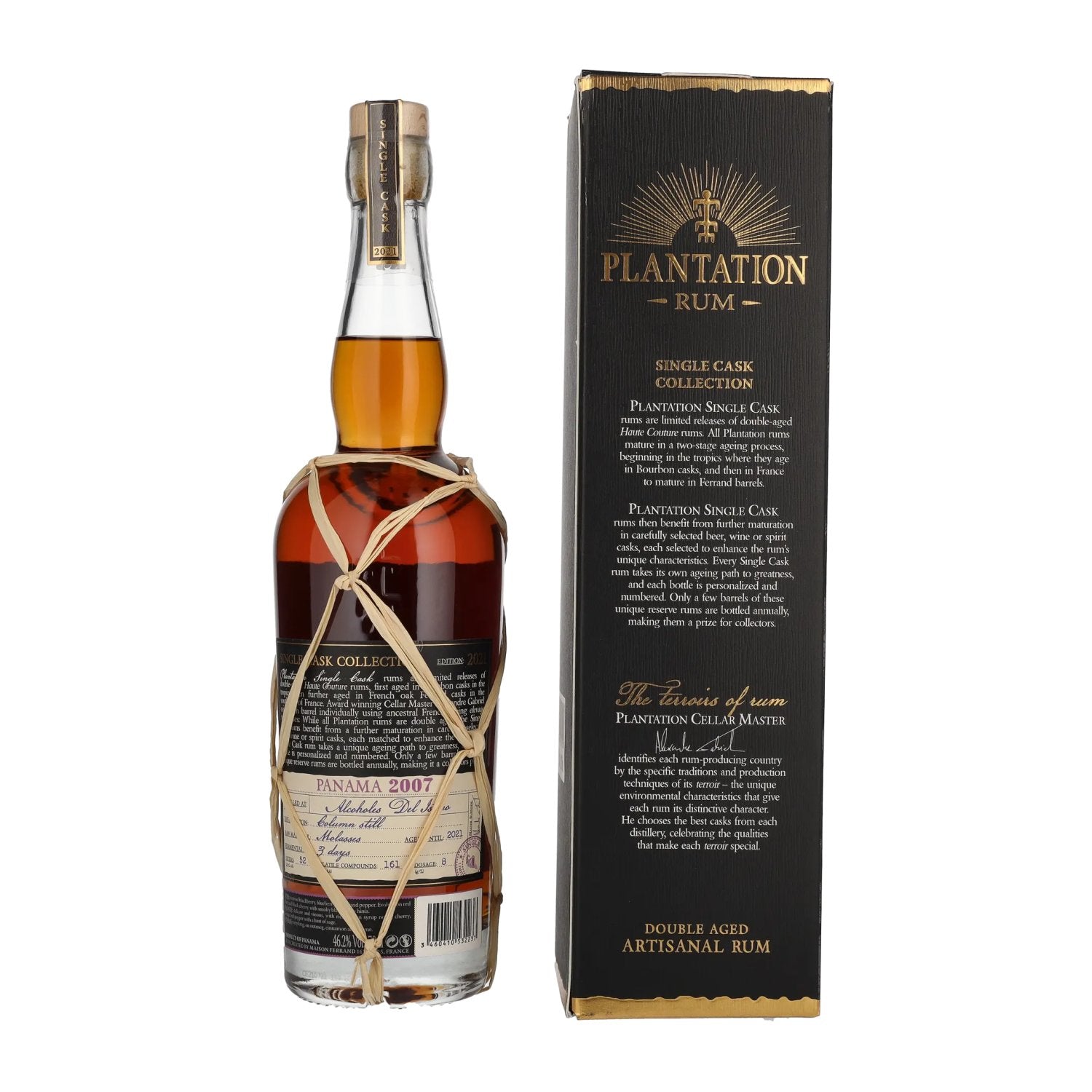 Plantation Rum PANAMA 2007 Syrah Cask Maturation Edition 2021 46,2% Vol. 0,7l in Geschenkbox