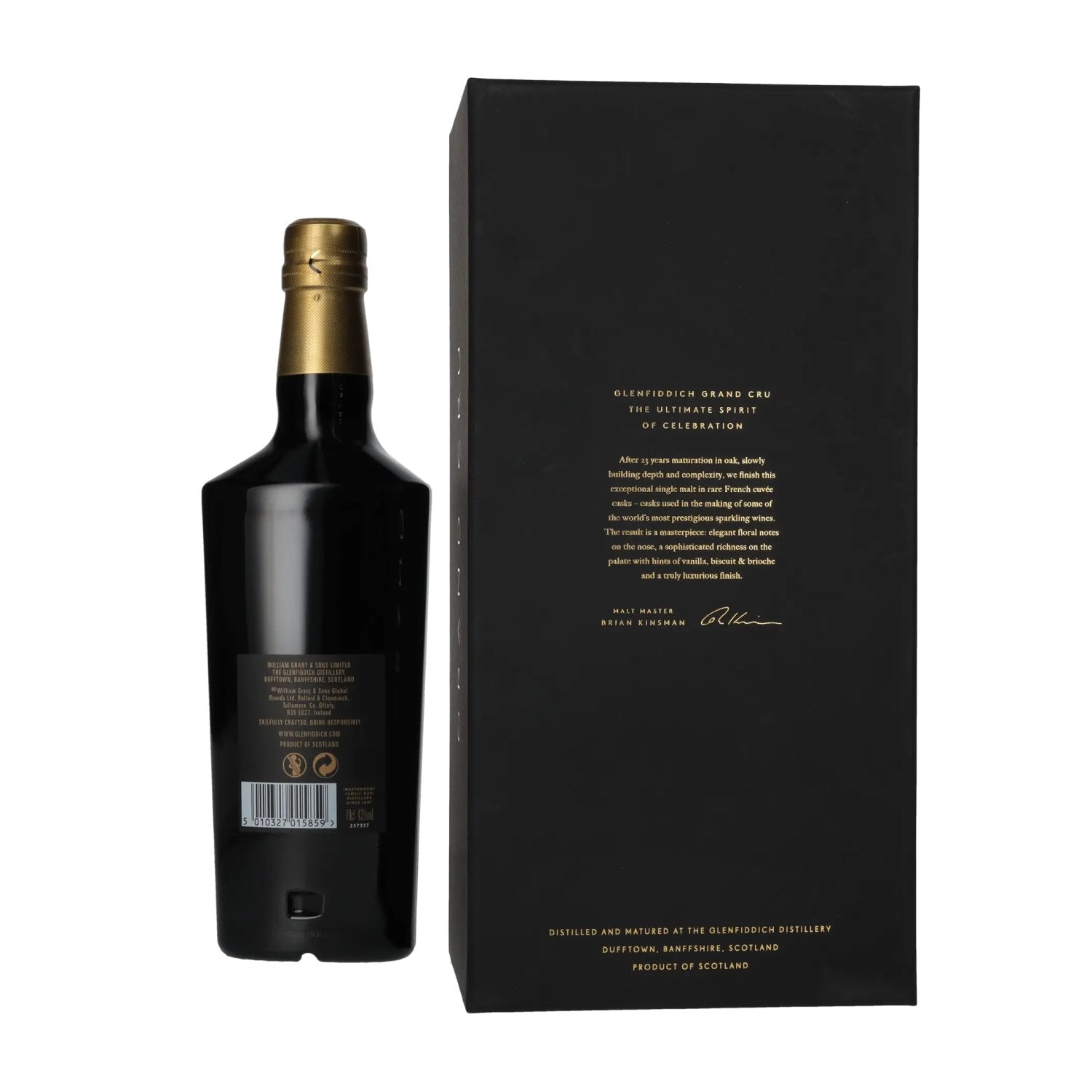 Glenfiddich 23 Years Old GRAND CRU Single Malt Scotch Whisky 43% Vol. 0,7l in Geschenkbox