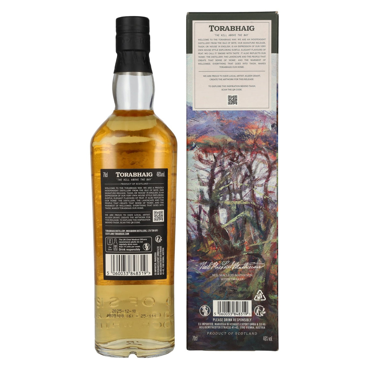 Torabhaig TAIGH House Style Stoidhle Taighe Single Malt 46% Vol. 0,7l en boîte cadeau