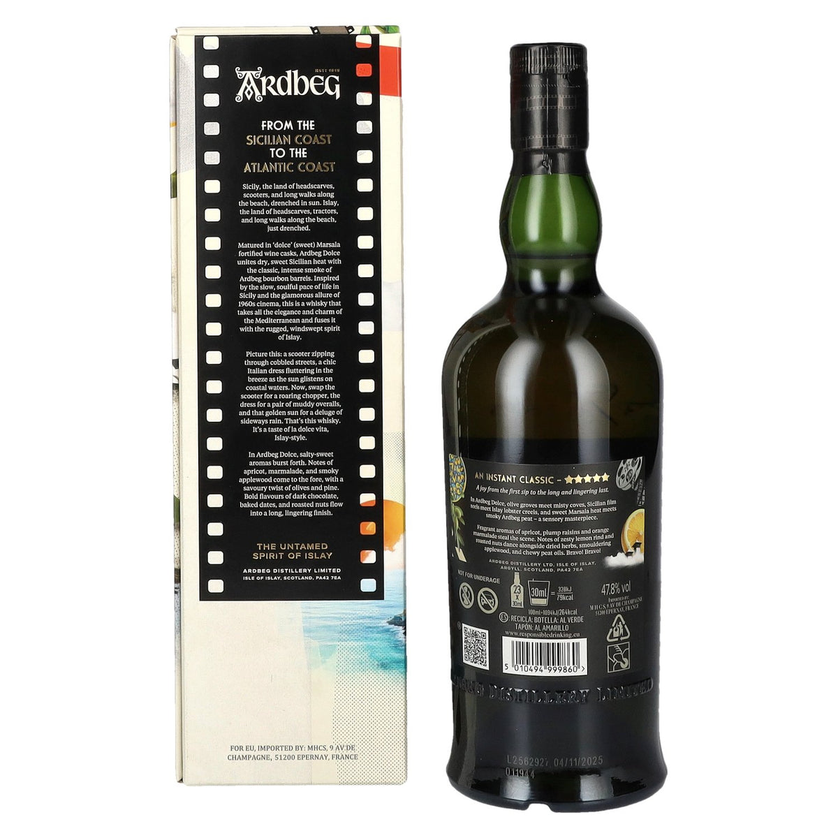 Ardbeg Dolce Cue The Smoke The Ultimate Islay Single Malt Scotch Whisky 47,8% Vol. 0,7l in gift box