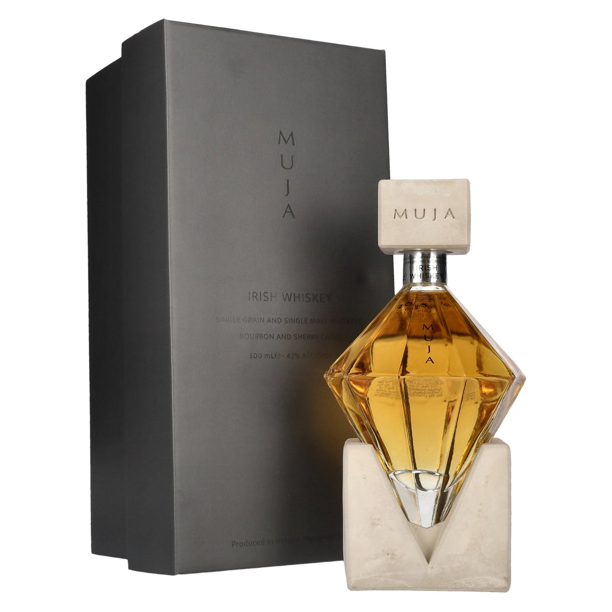 Muja Single Grain Irish Whiskey 42% Vol. 0,5l in gift box
