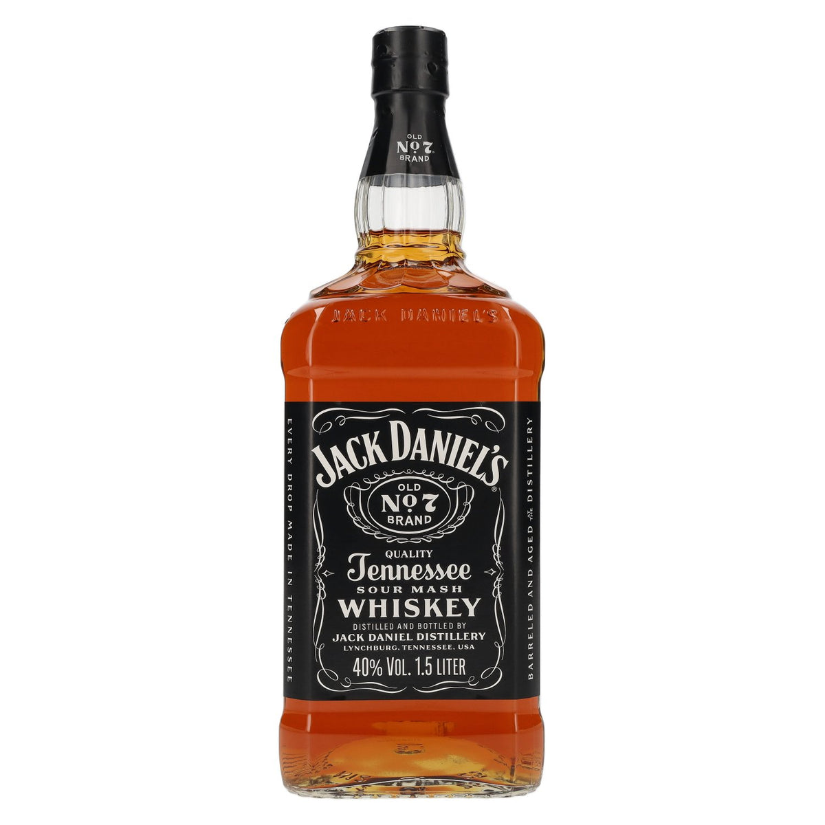 Jack Daniel's Tennessee Sour Mash Whisky 40% ABV 1.5l