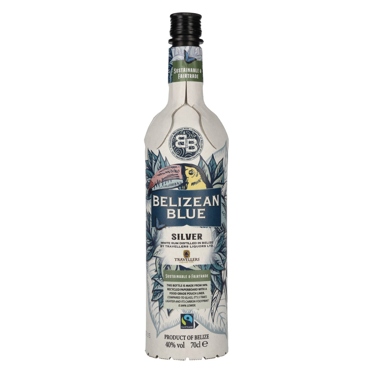 Rhum Belizean Blue SILVER 40 % vol. 0,7 l
