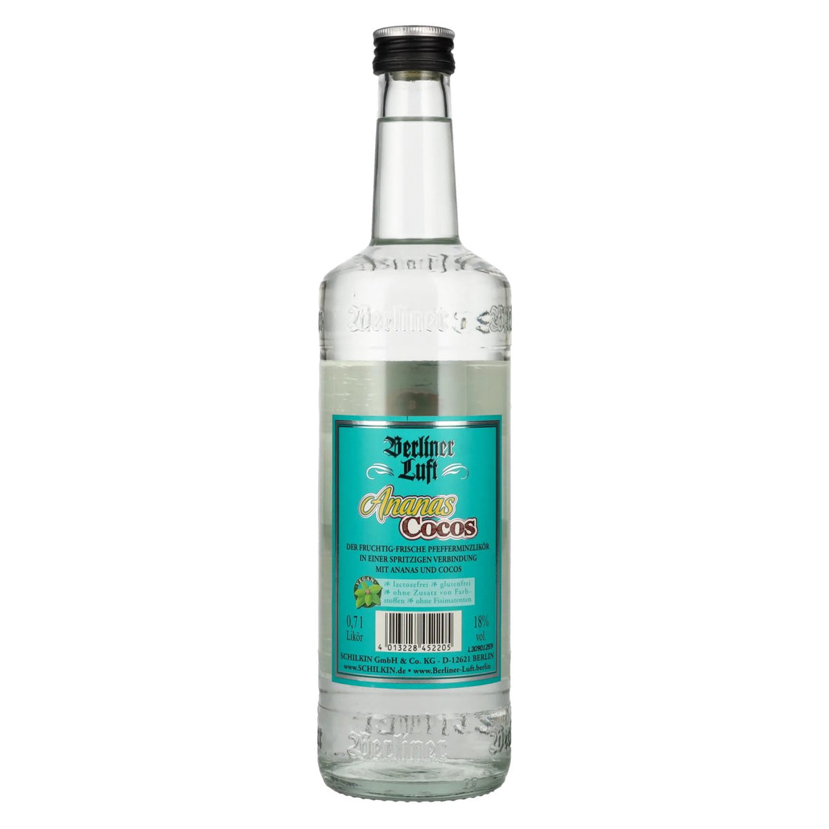 Berliner Luft ANANAS COCOS La fraîcheur Liqueur de menthe 18% Vol. 0,7l