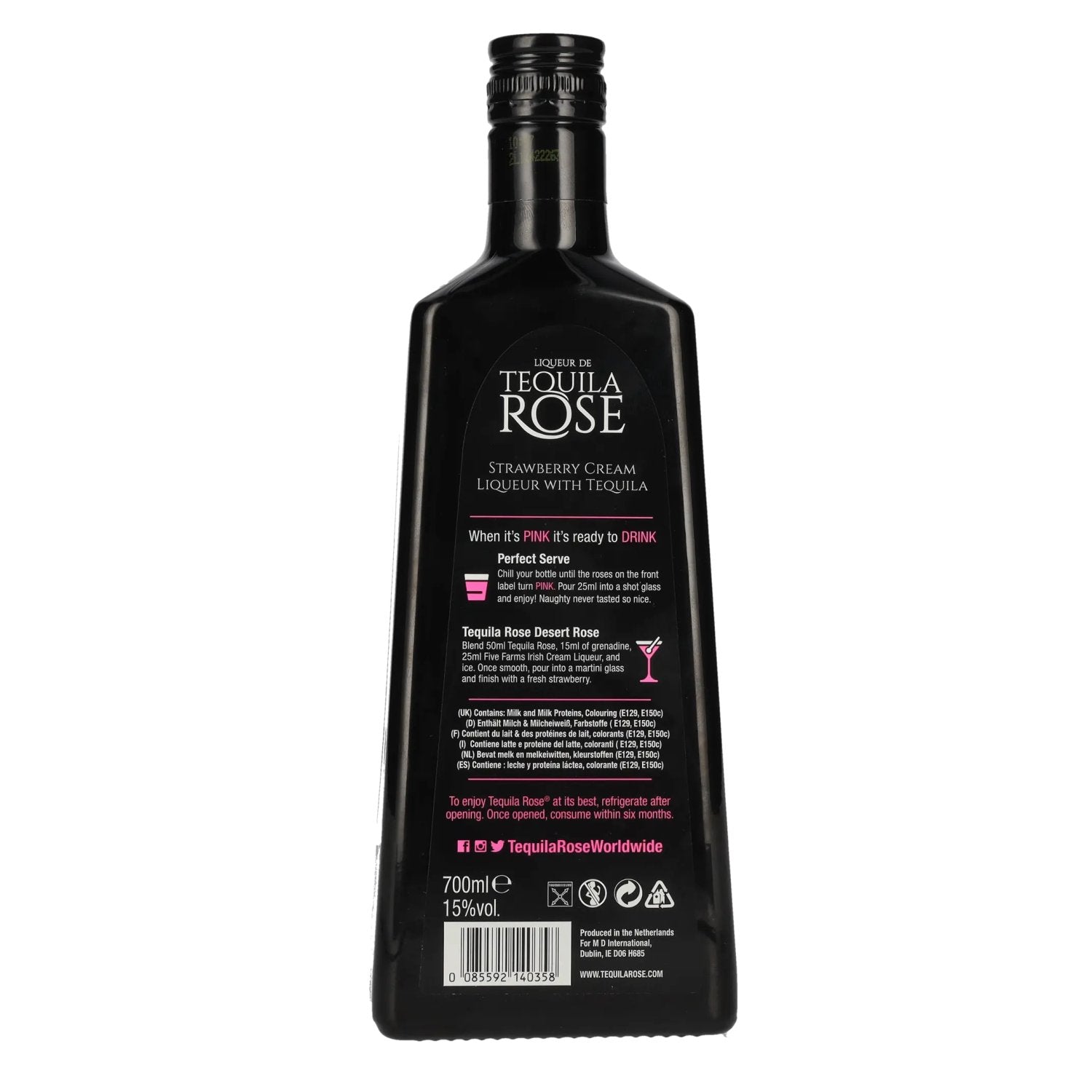 Liqueur de Tequila Rose Strawberry Cream 15% Vol. 0,7l