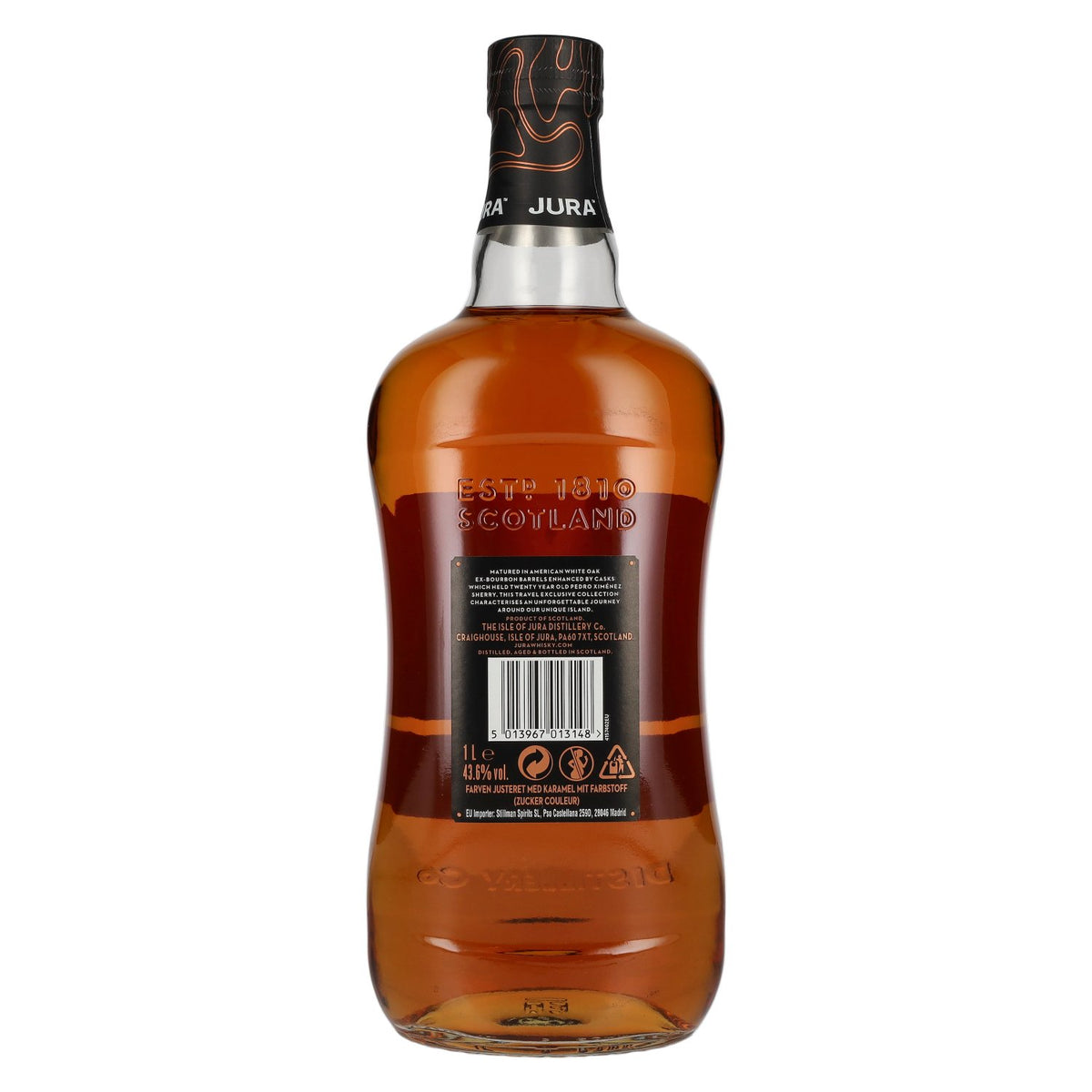 Jura THE ROAD Whisky single malt écossais 43,6 % vol. 1 l