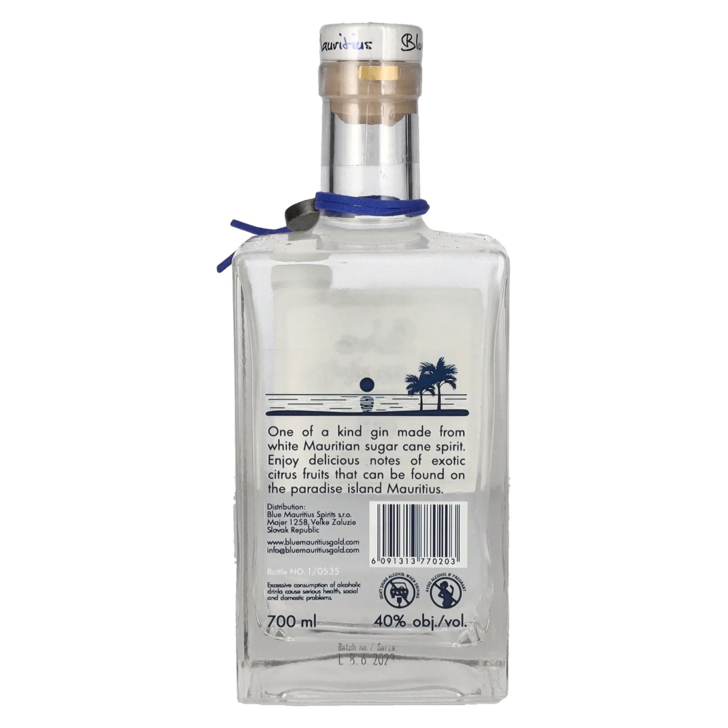 Blue Mauritius Gin 40% vol. 0,7l