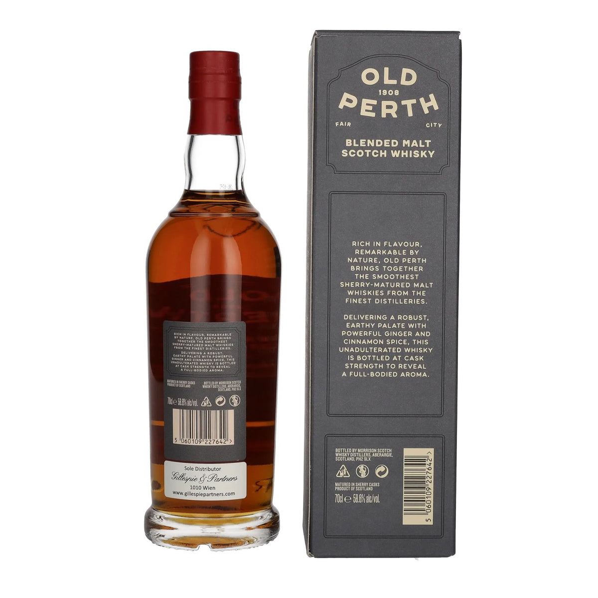 Old Perth Cask Strength Blended Malt Scotch Whisky Sherry Casks 58,6% Vol. 0,7l in gift box