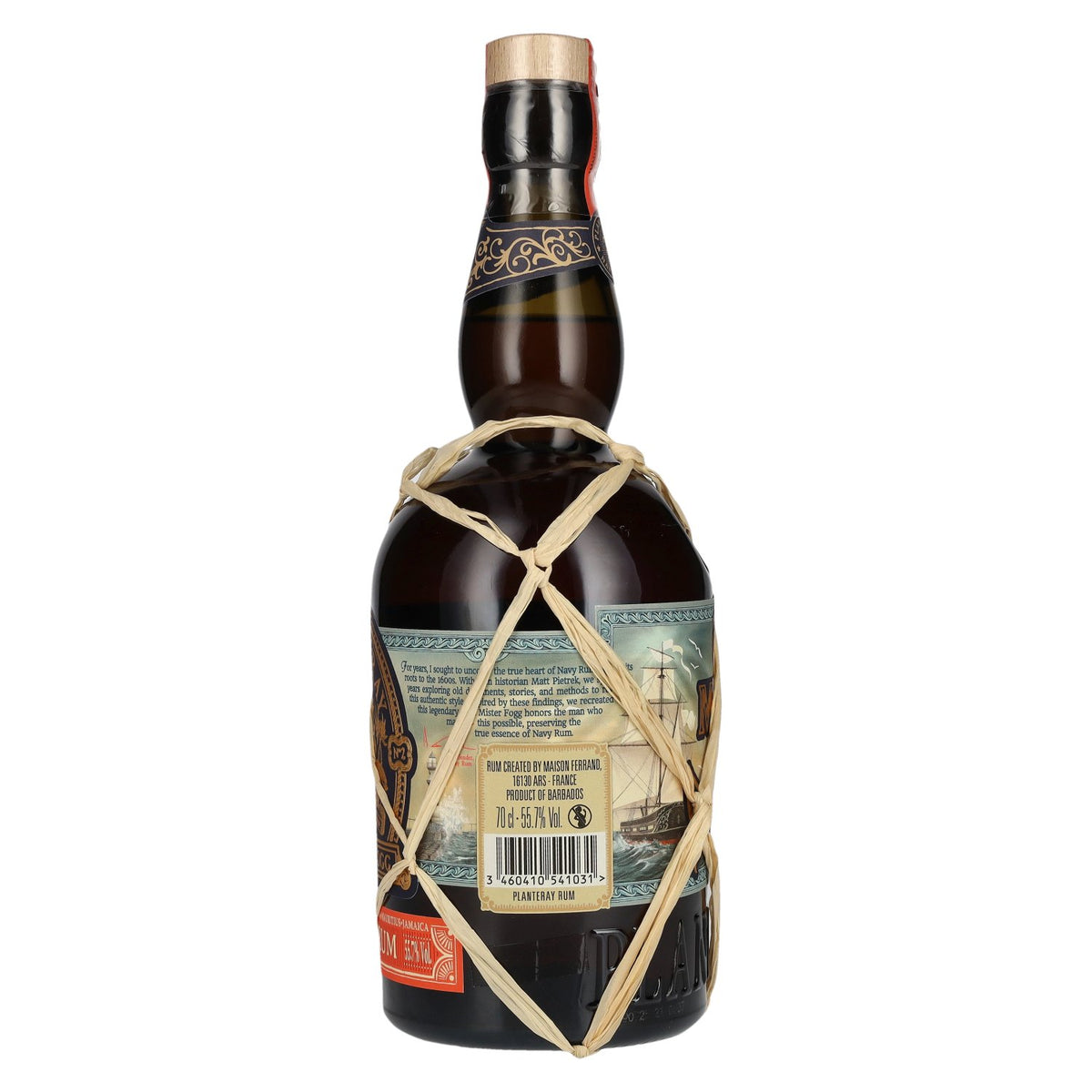 Rhum Planteray Navy MISTER FOGG N° 2 55,7 % vol. 0,7 l