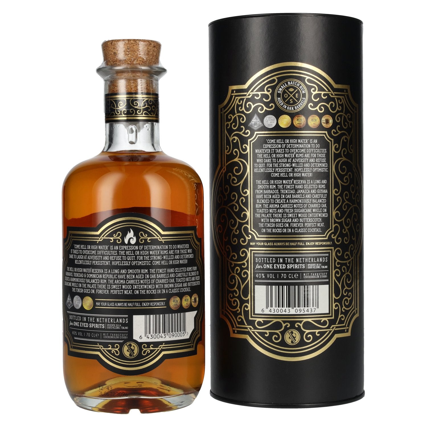 Come Hell or High Water Rhum RESERVA 40% vol. 0,7l en boîte cadeau