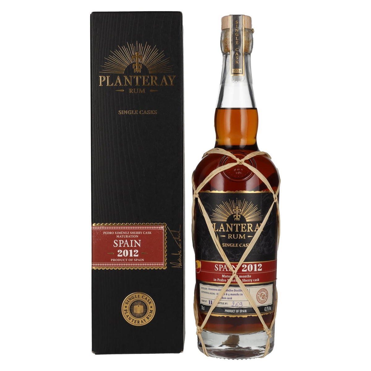 Planteray Rum SPAIN Single Cask PX Cask Finish 2012 42,7% Vol. 0,7l in gift box