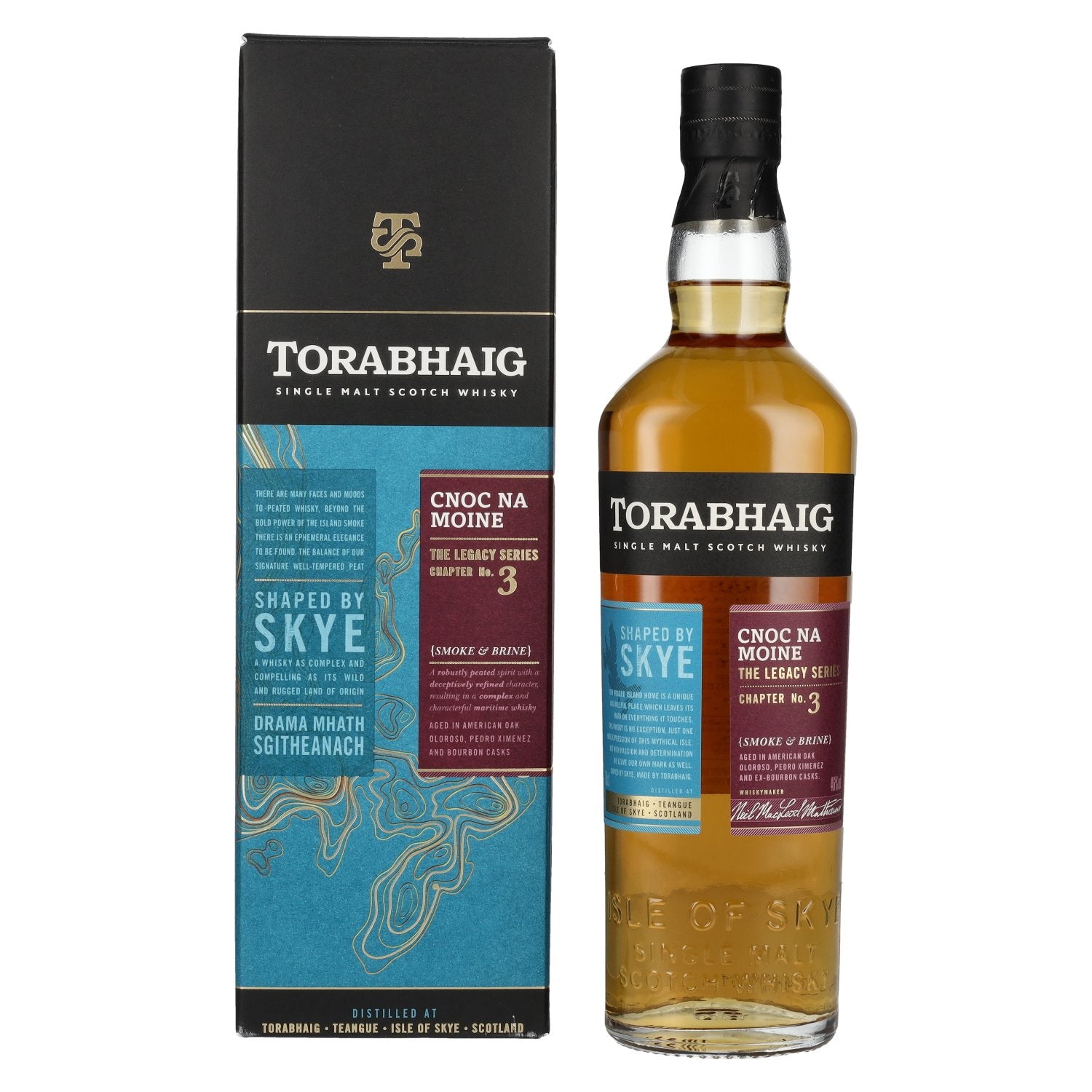 Torabhaig CNOC NA MÒINE The Legacy Series Single Malt 46% Vol. 0,7l en boîte cadeau
