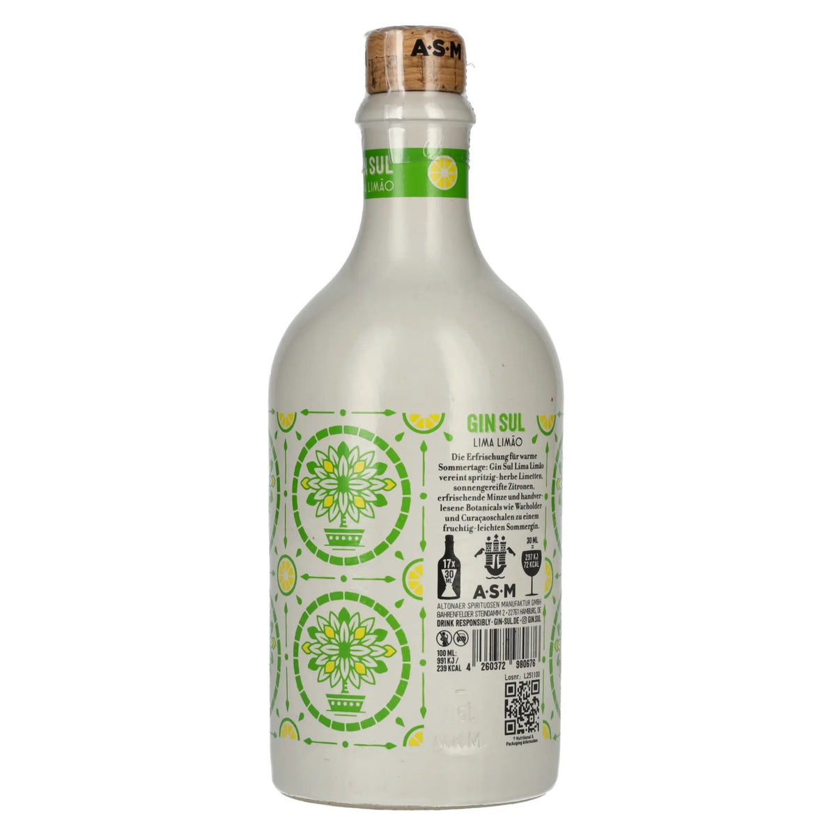 Gin Sul Lima Limão Limes &amp; Lemons 43% Vol. 0,5l