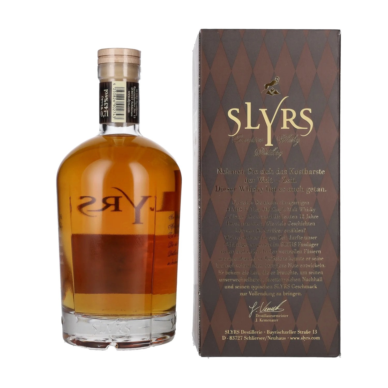 Slyrs 12 Years Old Single Malt Whisky Limited Edition 43% Vol. 0,7l in Geschenkbox