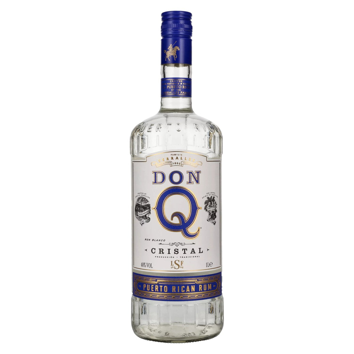 Don Q CRISTAL Rhum portoricain 40 % vol. 1 l