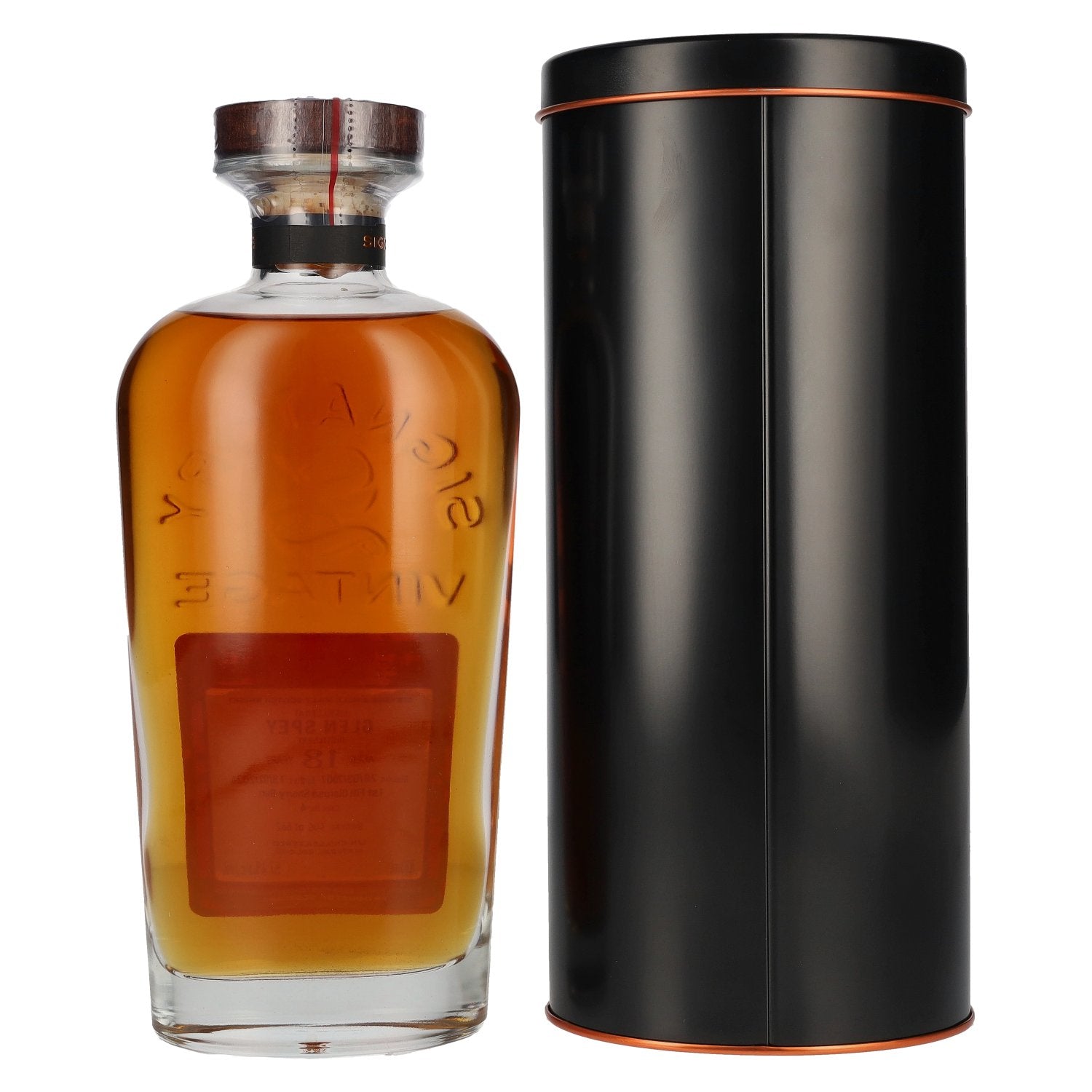 Signatory Vintage GLEN SPEY 18 Years Old 1st Fill Oloroso Cask Strength #4 2007 57,4% Vol. 0,7l in Tinbox