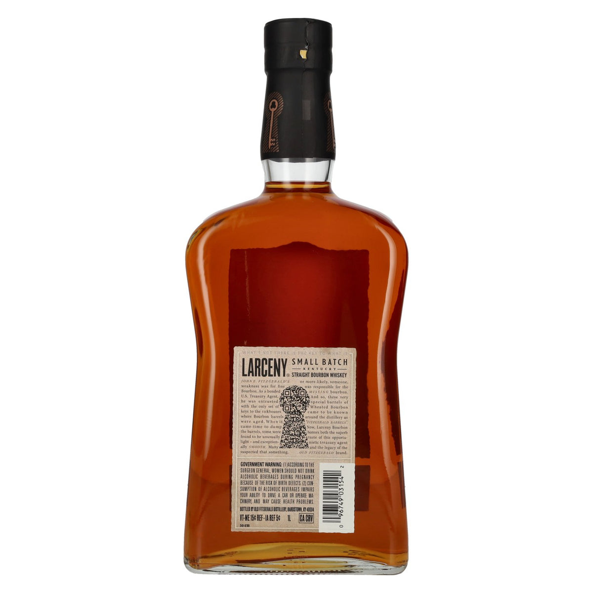 Larceny Kentucky Straight Bourbon Whiskey 92 PROOF 46% Vol. 1l