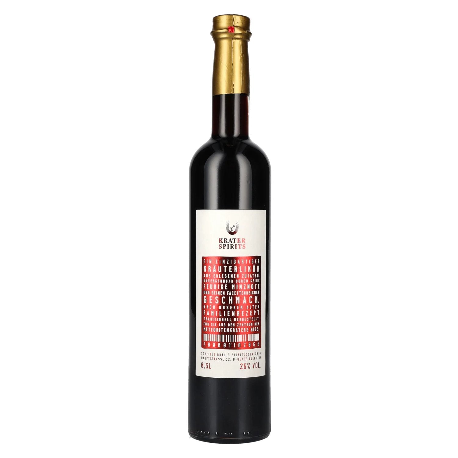 Kraterfeuer Kräuterlikör 26% Vol. 0,5l