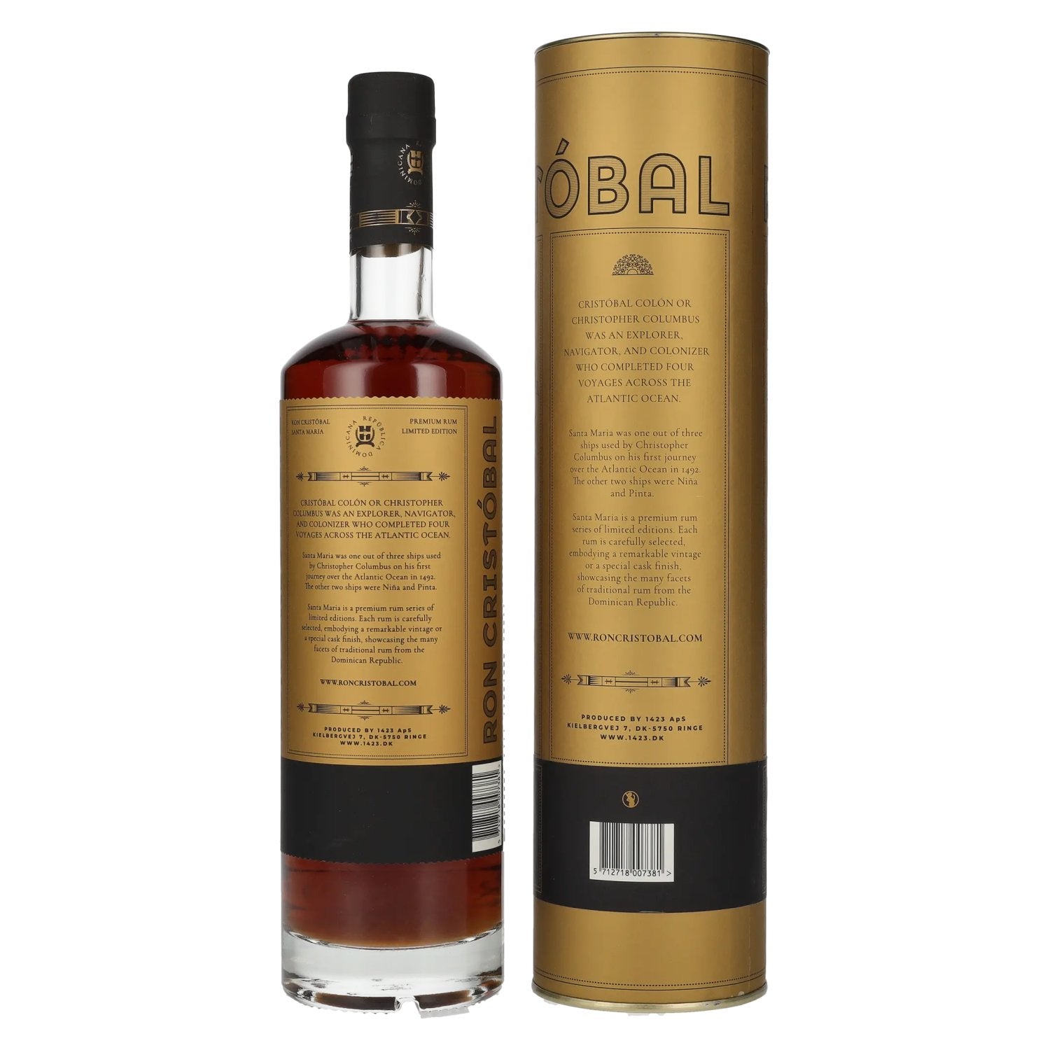 Ron Cristóbal Santa Maria Recioto Limited Edition 43% vol. 0,7l en coffret cadeau