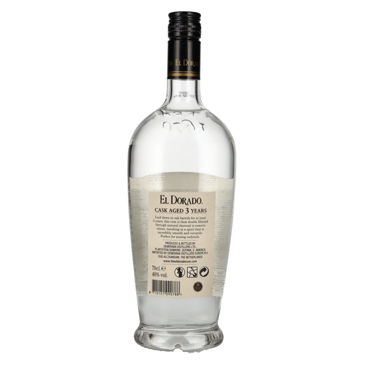 El Dorado 3 Years Old Cask Aged Demerara Rum 40% Vol. 0,7l