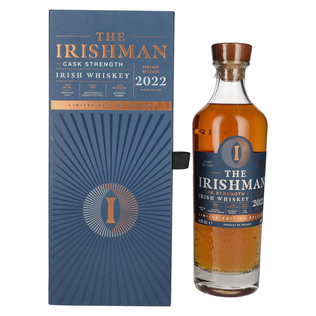 The Irishman Irish Whiskey Cask Strength Limited Edition Release 2022 54,9% vol. 0,7l en coffret cadeau