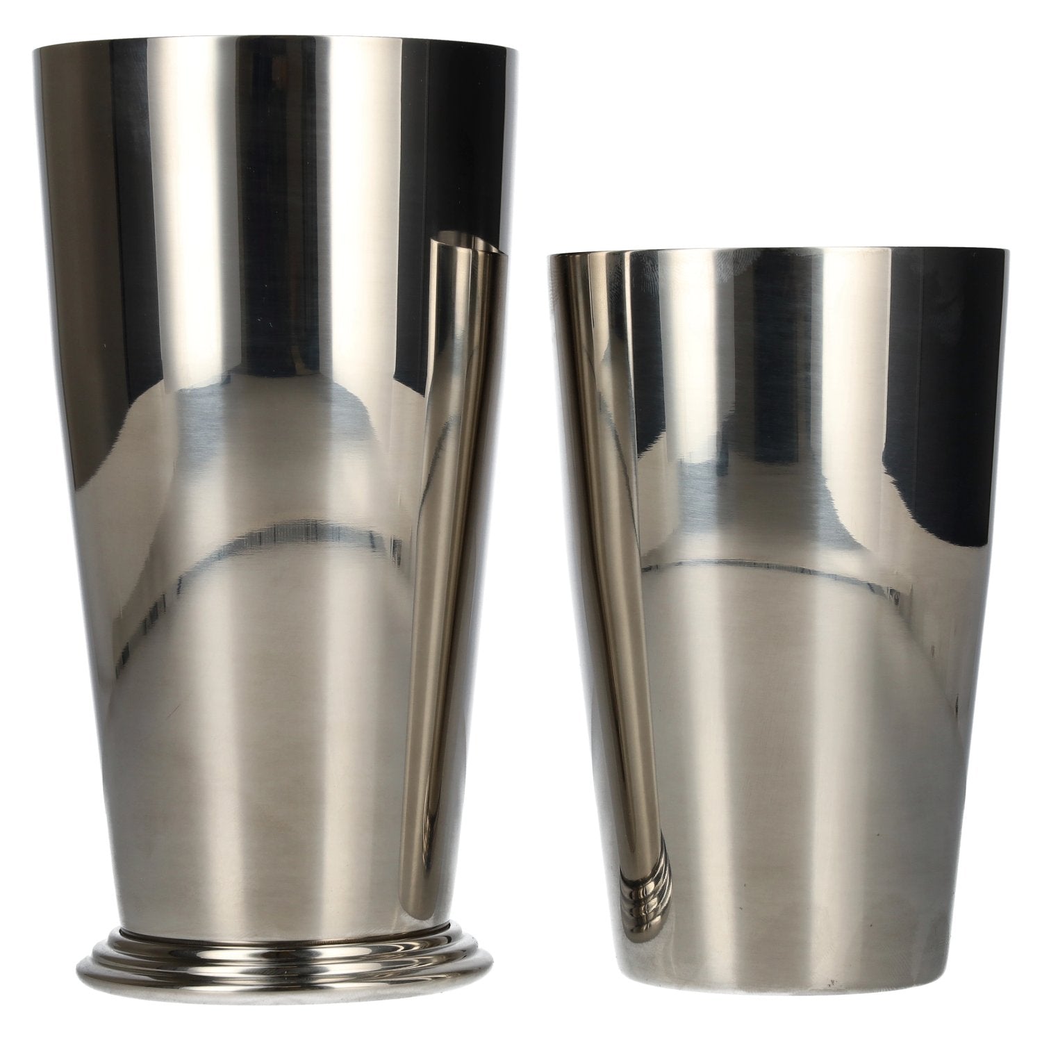Shaker à cocktail avec bol en acier inoxydable et fond en gradins