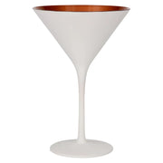 Stölzle Lausitz Verre à Martini Elements blanc/bronze sans calibrage