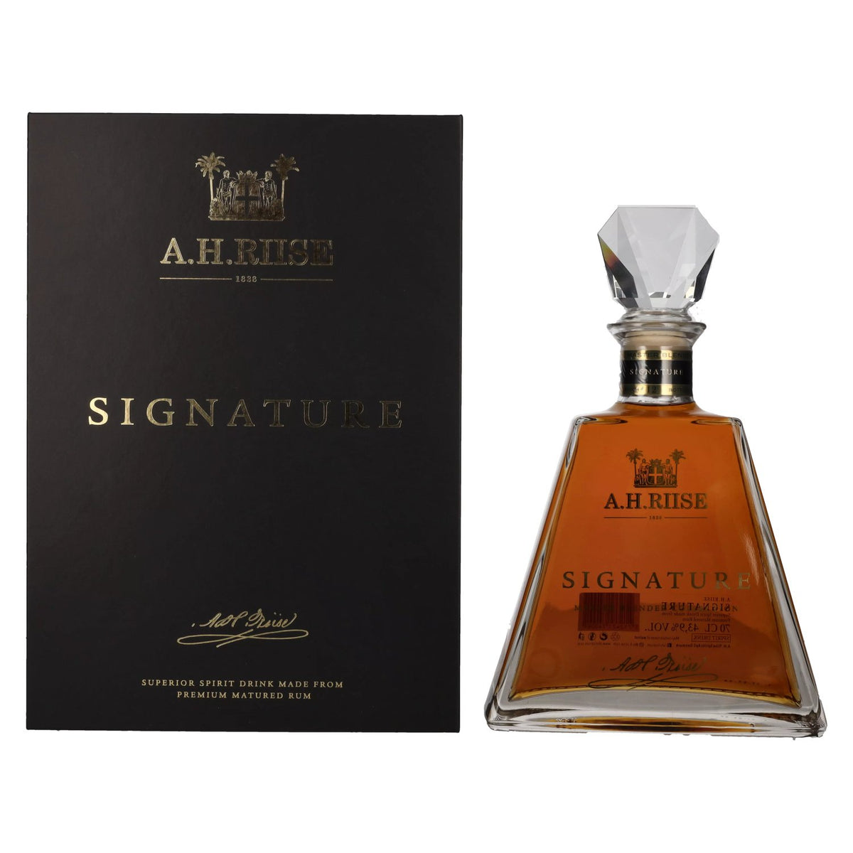 A.H. Riise SIGNATURE Master Blender Collection 43,9% Vol. 0,7l in gift box