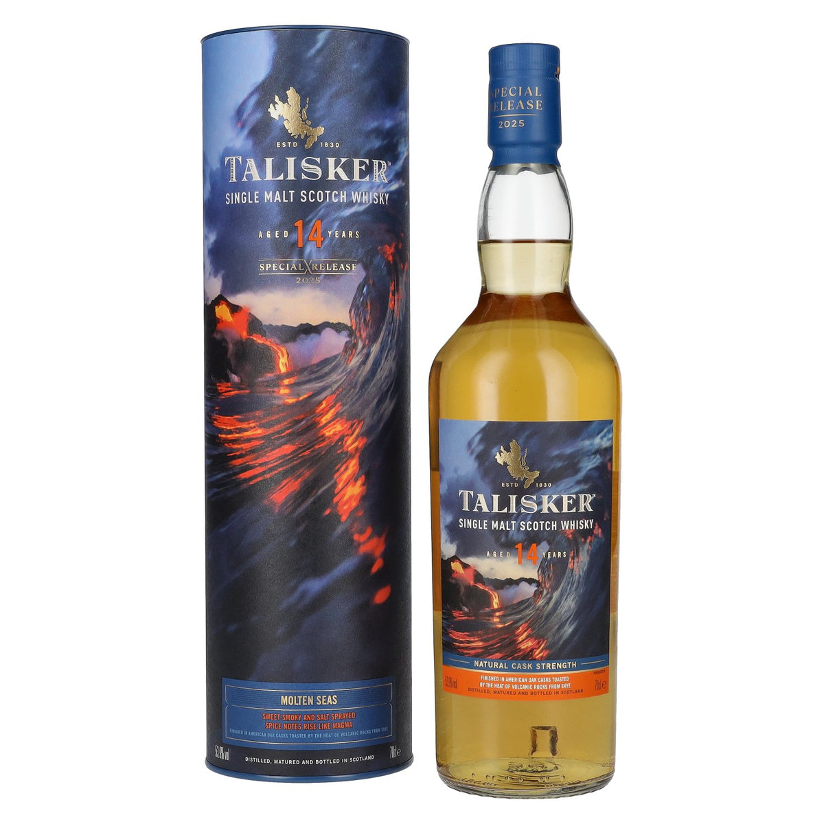Talisker 14 Years Old MOLTEN SEAS Single Malt Special Release 2025 53,9% Vol. 0,7l in gift box