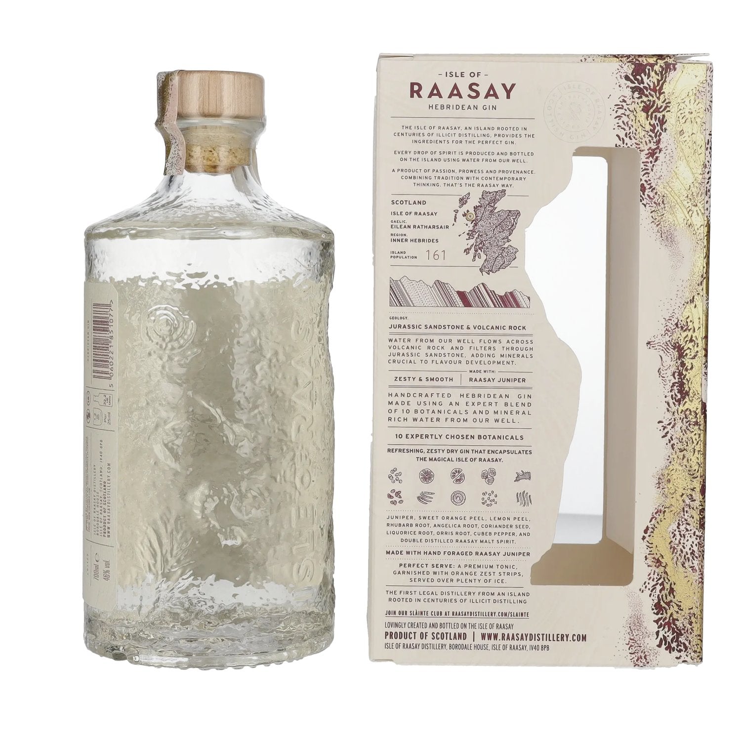 Isle of RAASAY Hebridean Gin 46% Vol. 0,7l in Geschenkbox