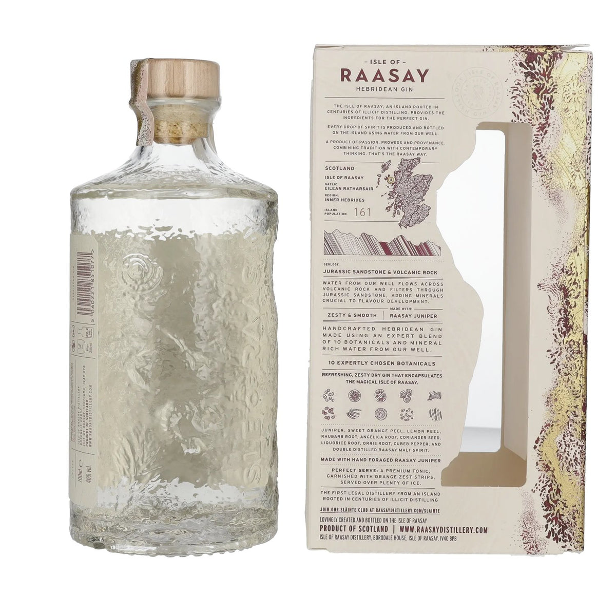 Isle of RAASAY Hebridean Gin 46% Vol. 0,7l in Geschenkbox