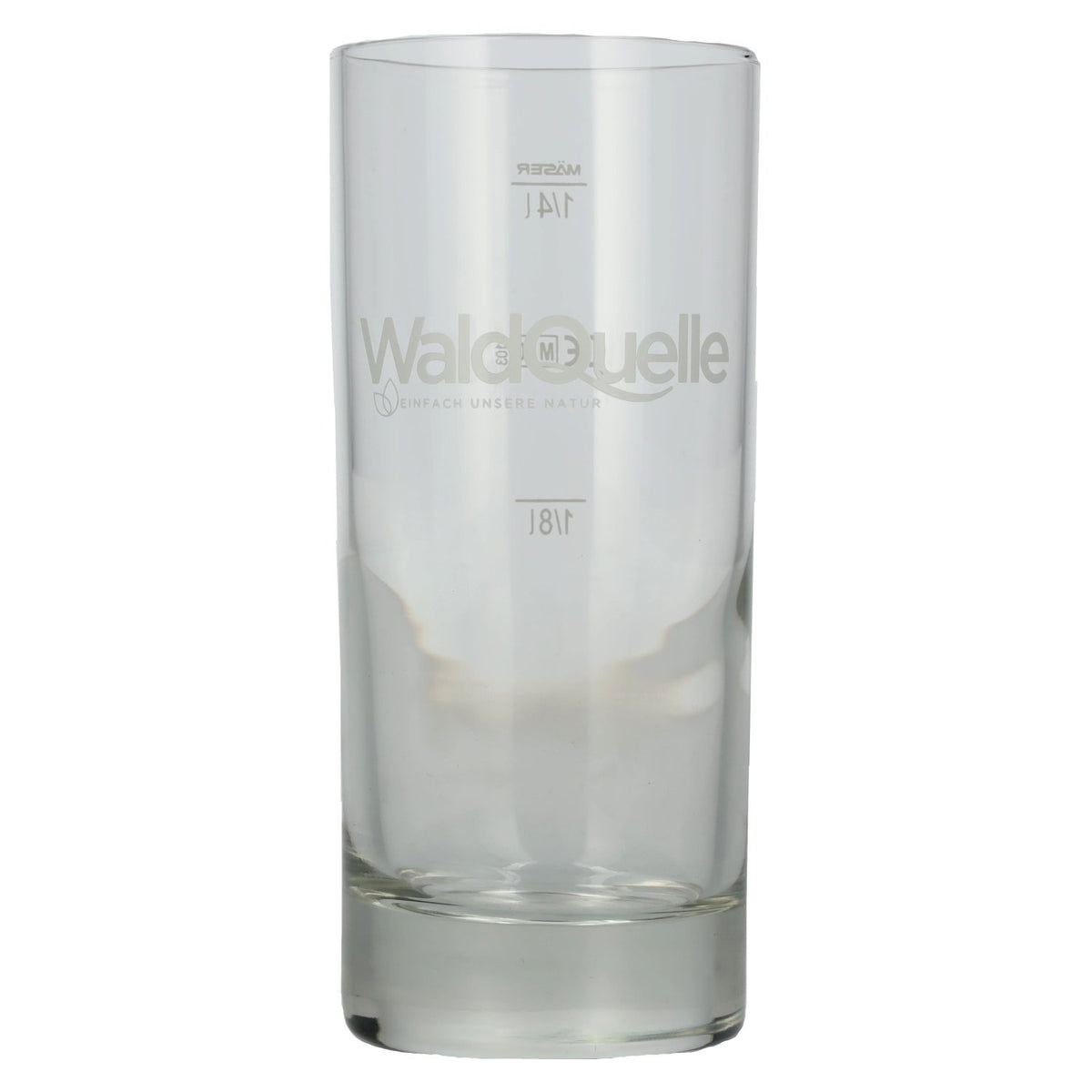 Waldquelle Glas 0,25l mit Eichung