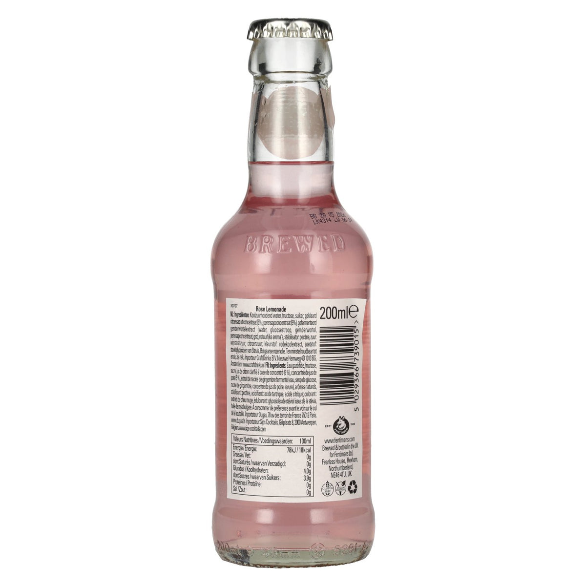 Fentimans ROSE LEMONADE 6 x 4 x 0.2 l