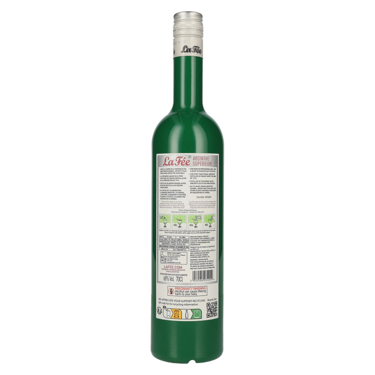 La Fée Absinthe Parisienne 68 % vol. 0,7 l