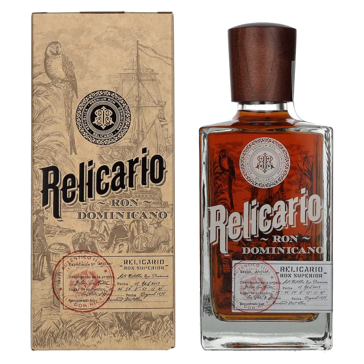 Relicario Ron Dominicano Superior 40% Vol. 0,7l in gift box