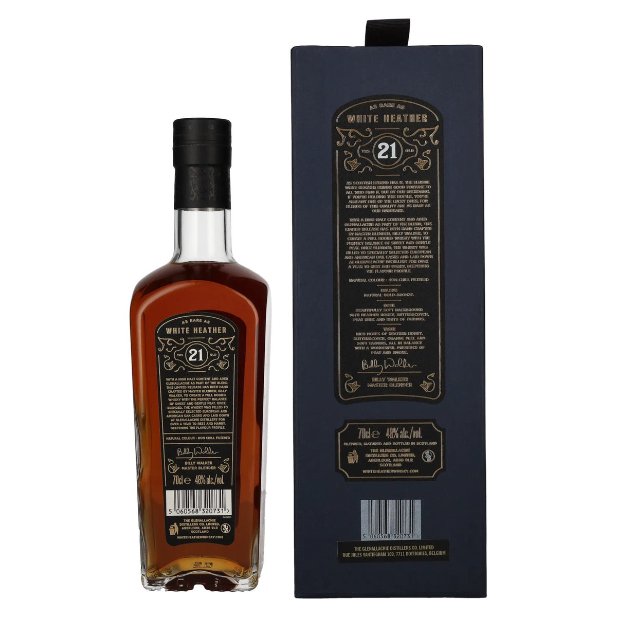 White Heather 21 Years Old Blended Scotch Whisky 48% Vol. 0,7l in Geschenkbox