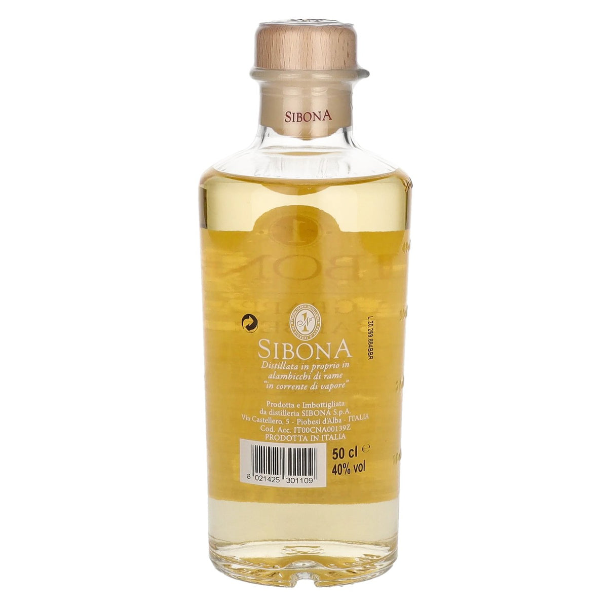 Sibona La Grappa di BARBERA 40% Vol. 0,5l