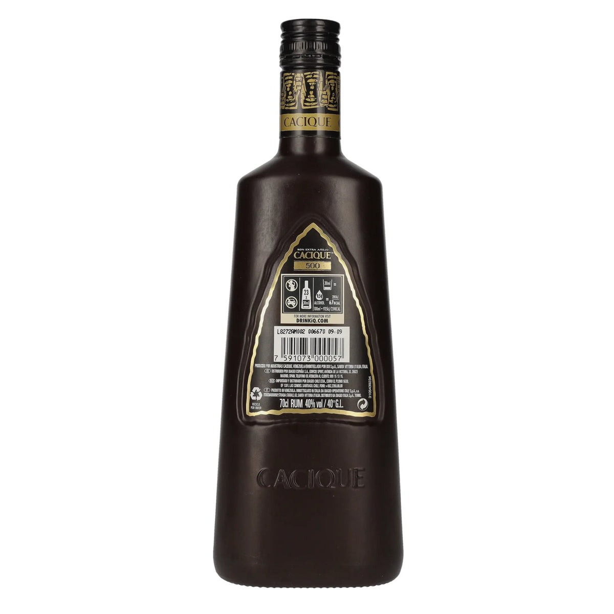 CACIQUE 500 Roner Extra Añejo 40% Vol. 0,7l