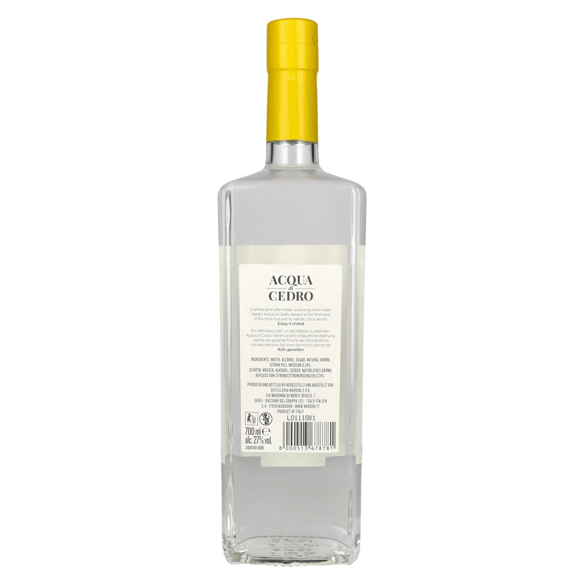 Nardini ACQUA DI CEDRO Liquore Zitronenlikör 27% Vol. 0,7l