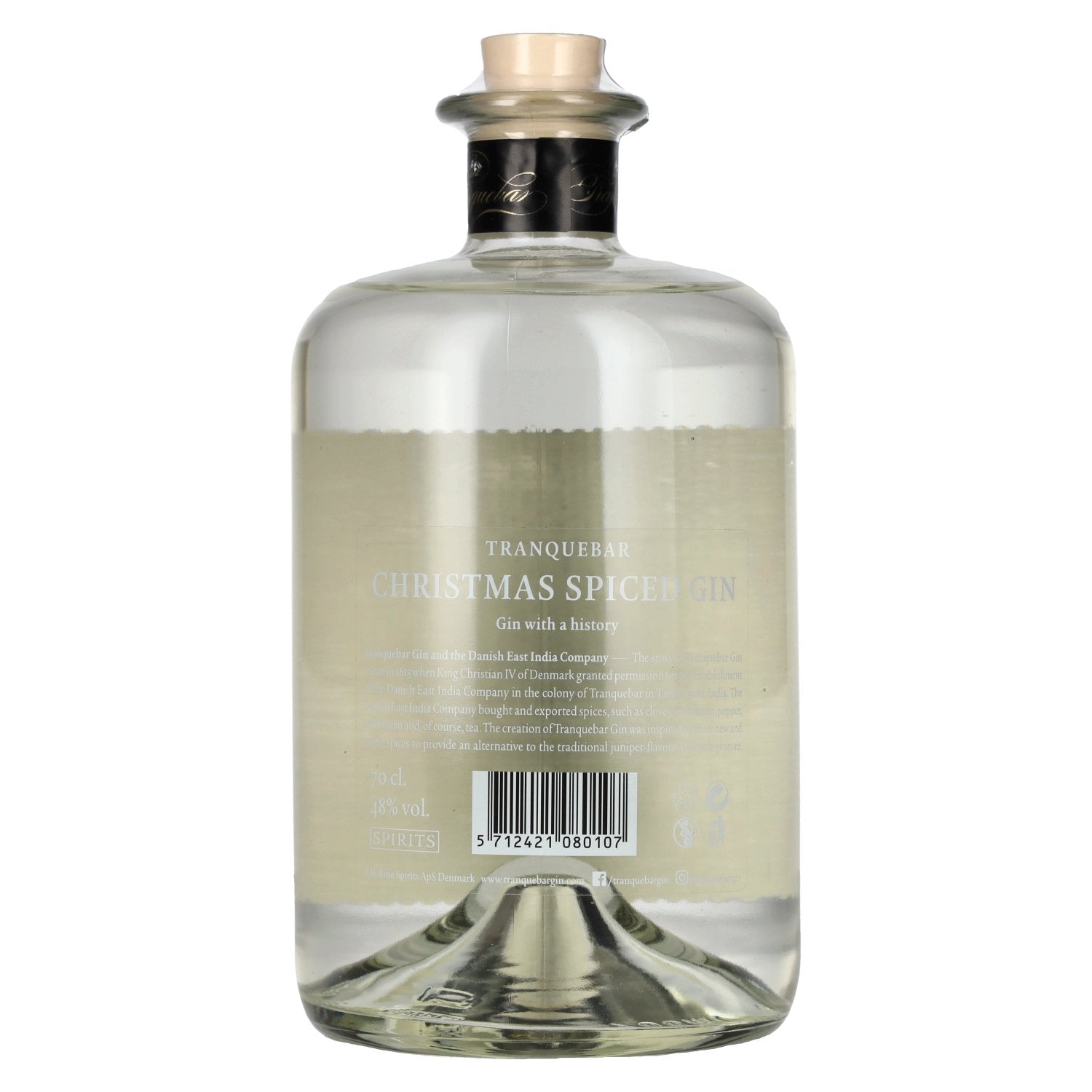 Tranquebar Original Gin Christmas Spiced 48% vol. 0.7l