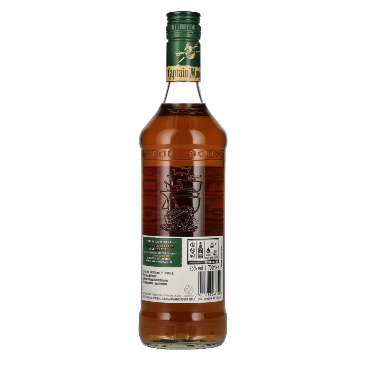 Captain Morgan SLICED APPLE Spirit Drink 25% Vol. 0,7l