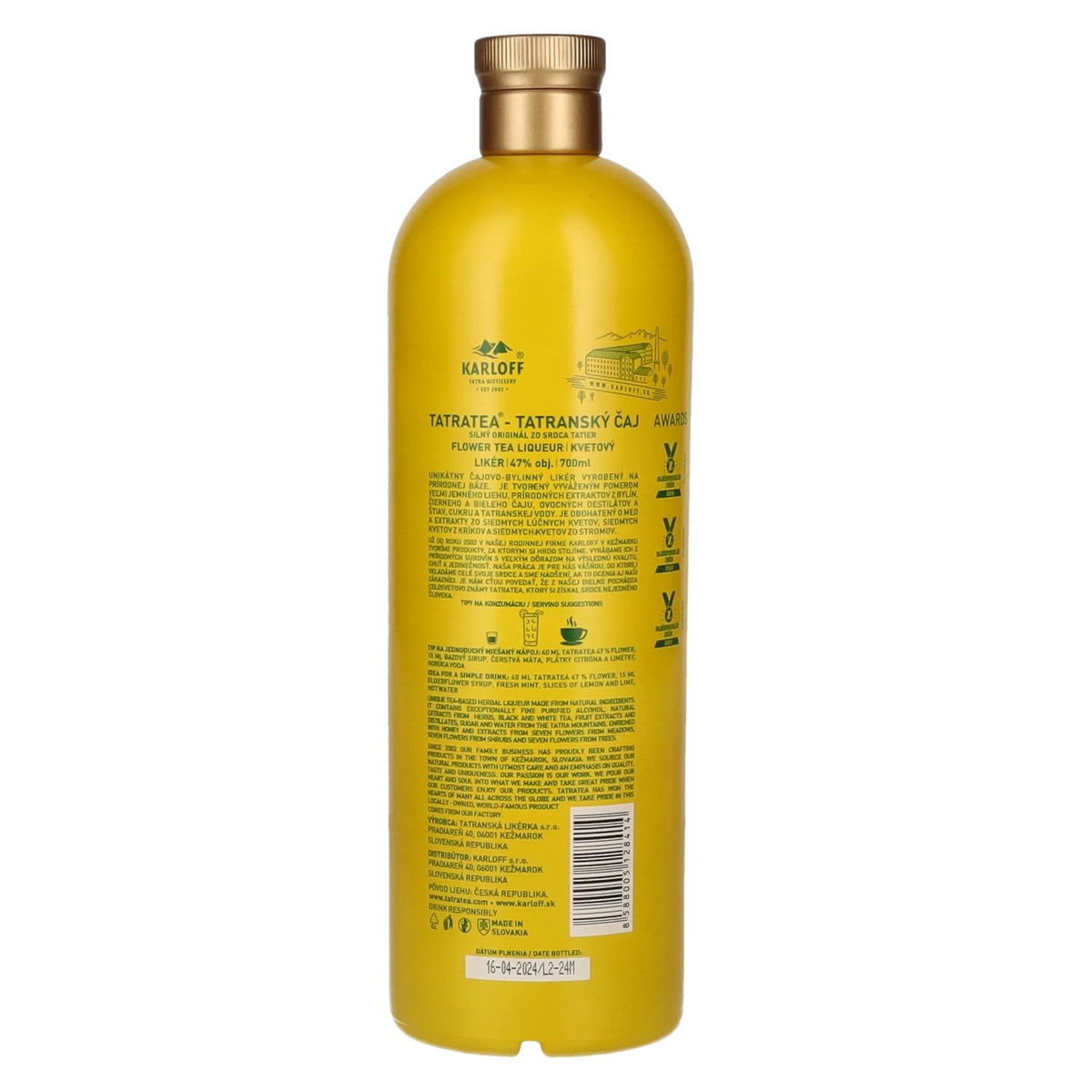 TATRATEA Flower Tea Liqueur 47% Vol. 0,7l