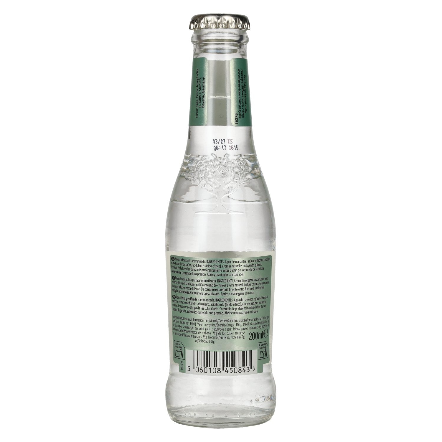 Fever-Tree Elderflower Tonic Water 24x0,2l