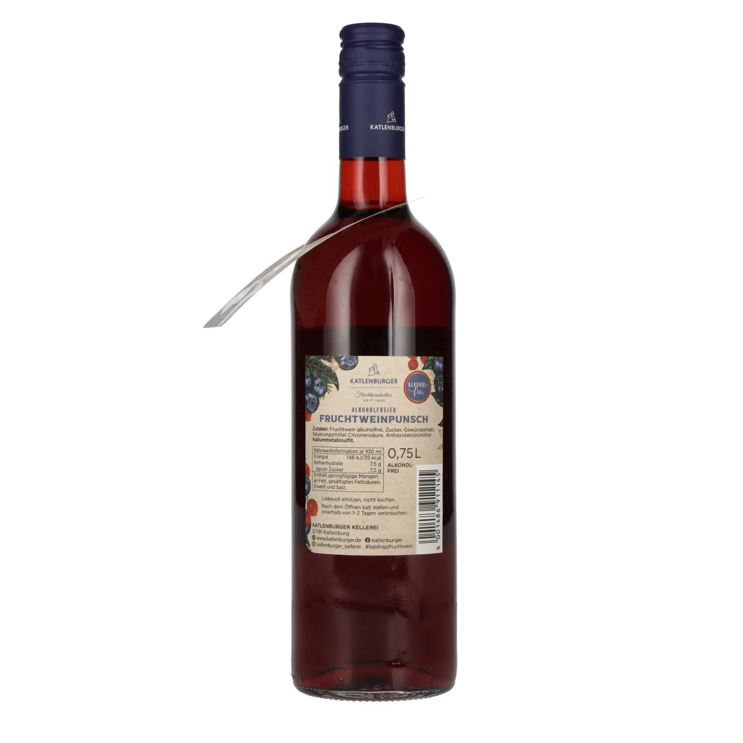 Katlenburger Glühpunsch sans alcool 0,75l