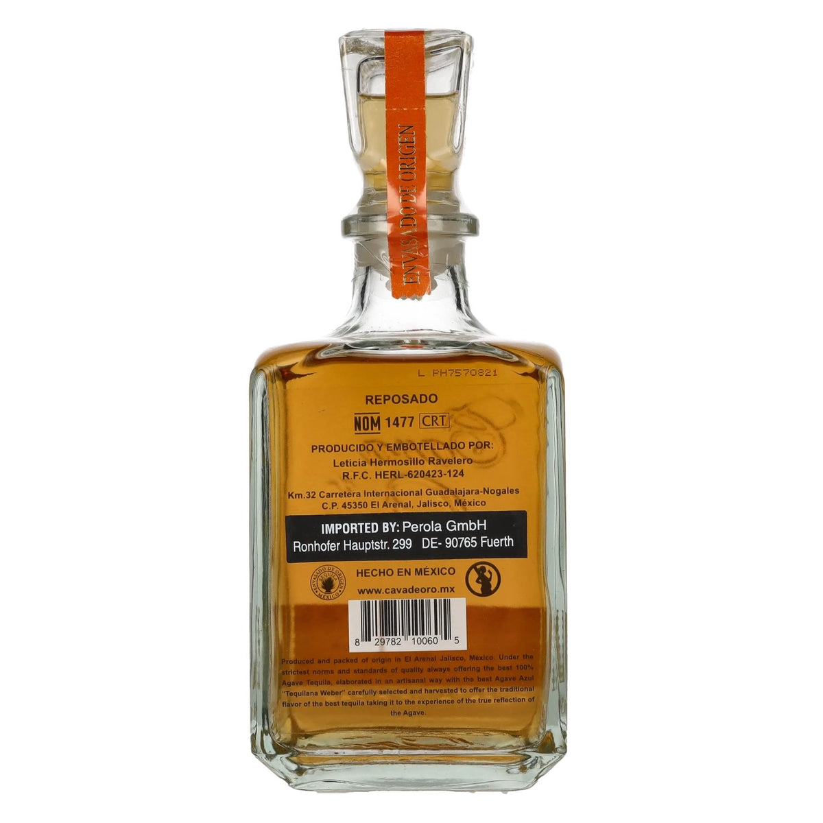 Gran Cava de Oro Tequila REPOSADO 100% de Agave Azul 40% Vol. 0,7l