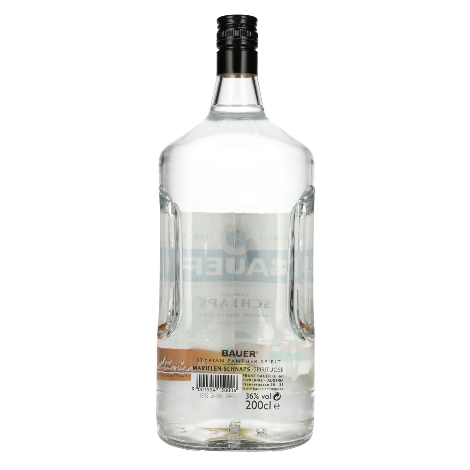 Bauer apricot schnapps 36% vol. 2l