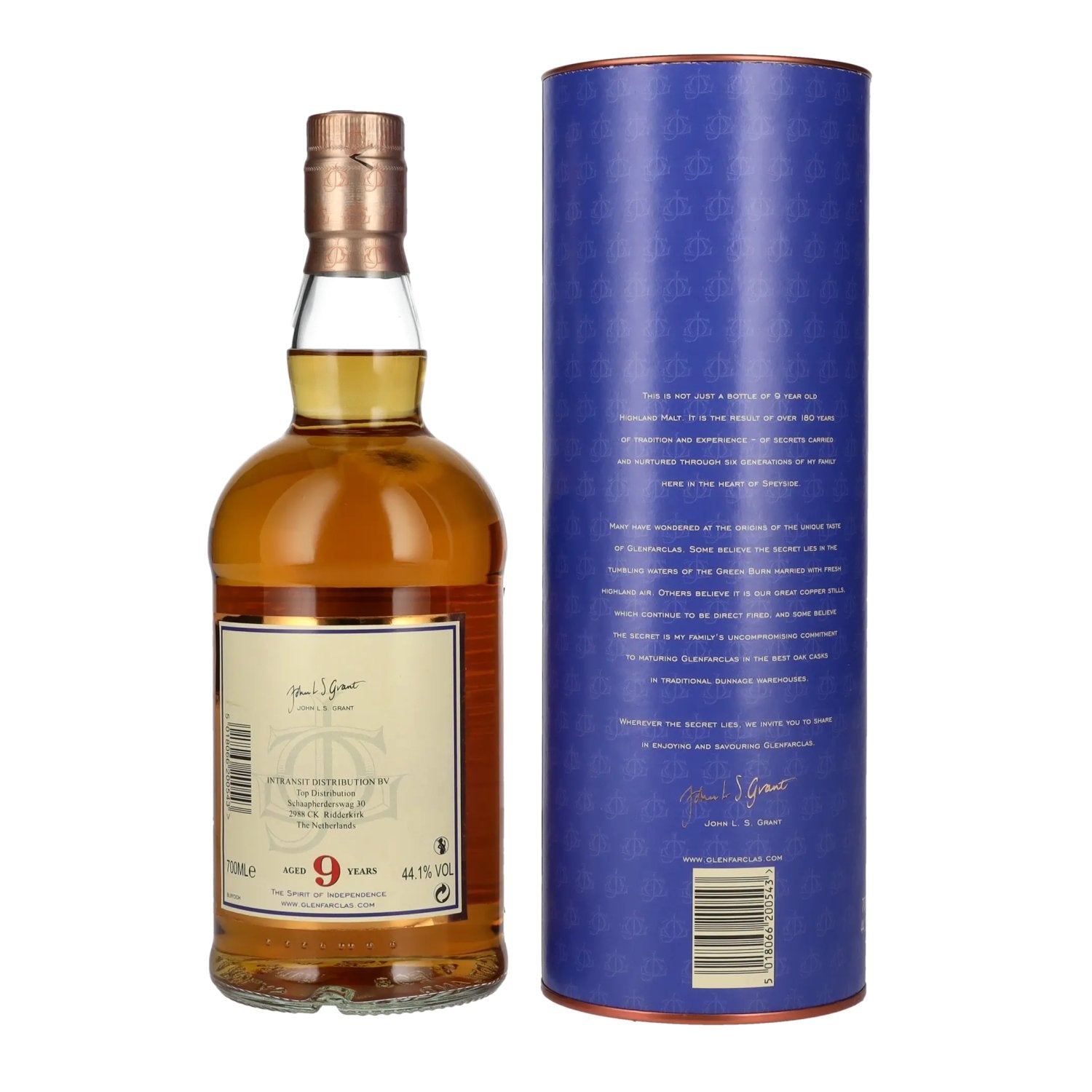 Glenfarclas 9 Years Old Oloroso Sherry Casks Highland Single Malt 44,1% Vol. 0,7l in gift box